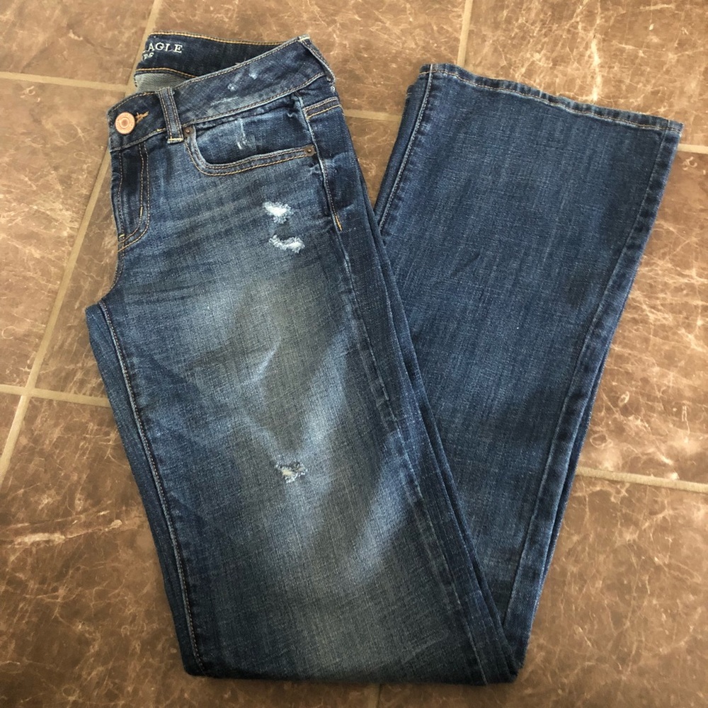 American Eagle Favorite Boyfriend Jeans 4 Long